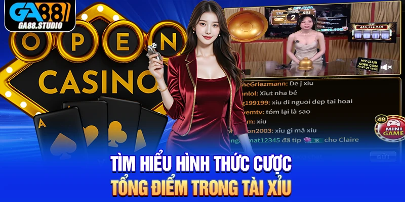 Tìm hiểu hình thức cược tổng điểm trong tài xỉu